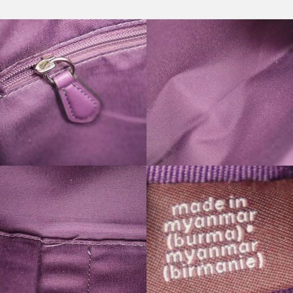 COACH Signature Used Shoulder Bag PVC Leather Brown Myanmar Authentic #BE924 M - Picture 10 of 11